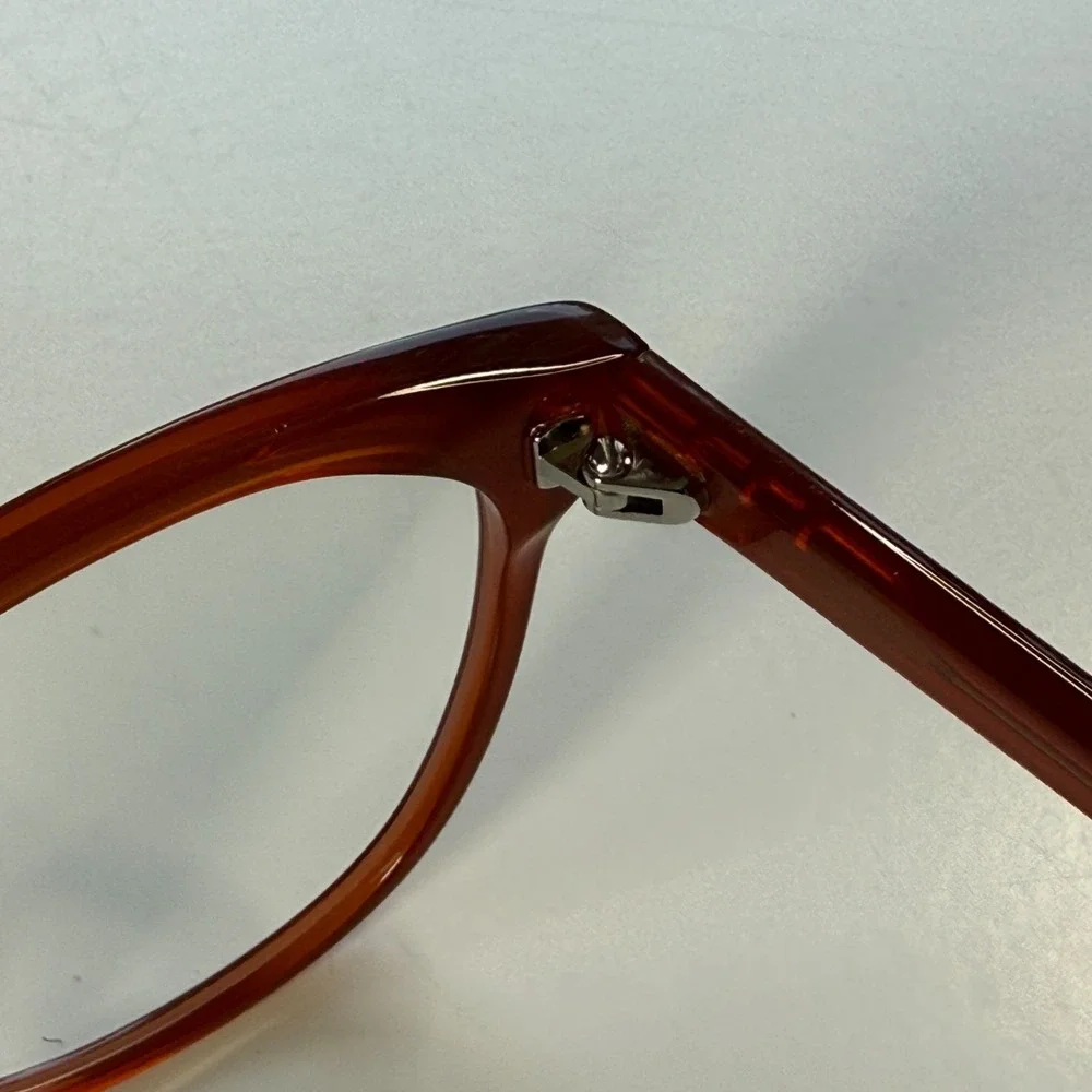 MUSE x Hilary Duff Betty Cat-Eye Eyeglasses Frames Only Womens‎ Brick 52-14-140